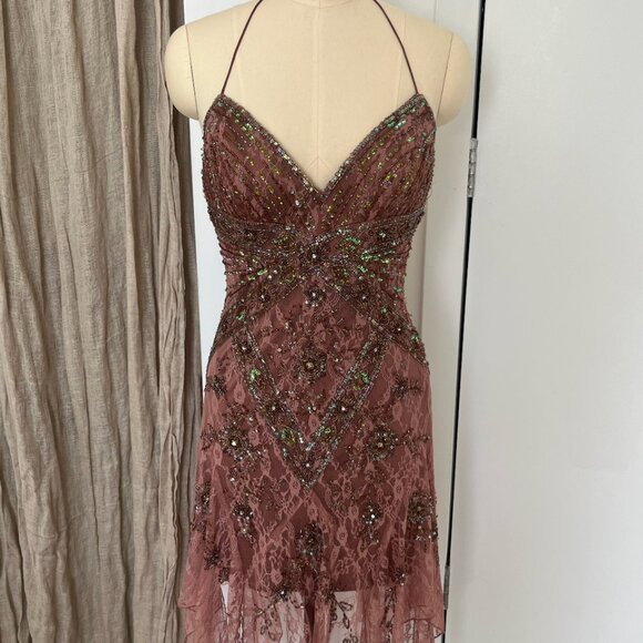 Sue Wong Mauve Pink Vintage Sororite Vintage Nocturne Fairy Dress Size 6 - Picture 2 of 6
